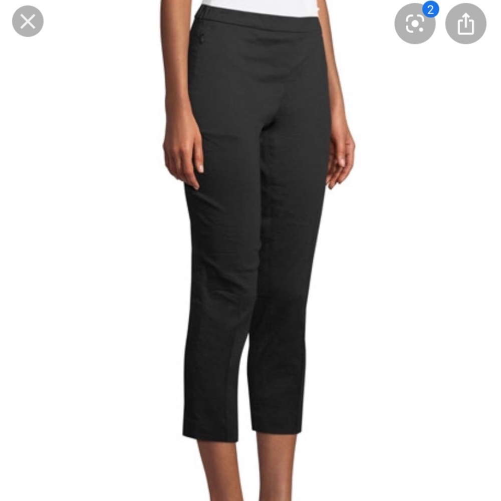 Theory organic crunch linen pants